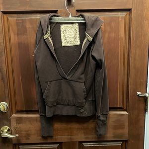 Abercrombie and fitch size small brown sweater
